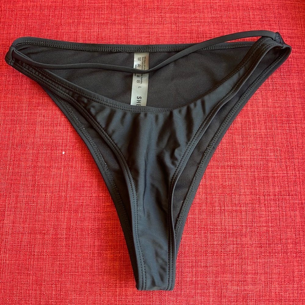 Shein Black Bikini Bathing Suit Bottoms